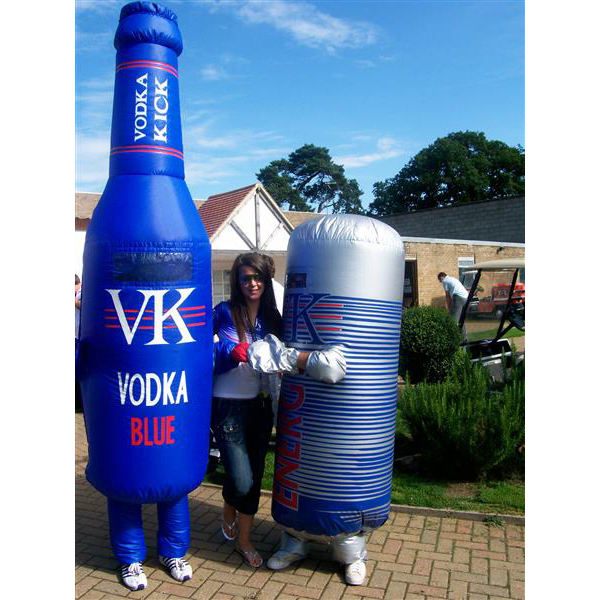 Boyi Walking Maosct Beer Bottle Inflatable Beer Can Costume