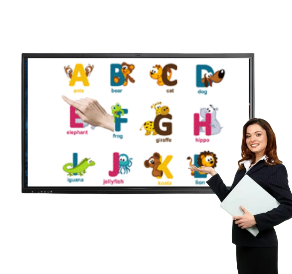 75 Inch LCD Writing Smart Board Interactive Flat Panel Touch Screen Digital Whiteboard for Classroom and Meeting Room