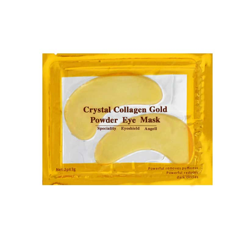 OEM ODM Crystal Collagen Gold Eye Mask Gold Under Eye Anti Aging Eye Mask