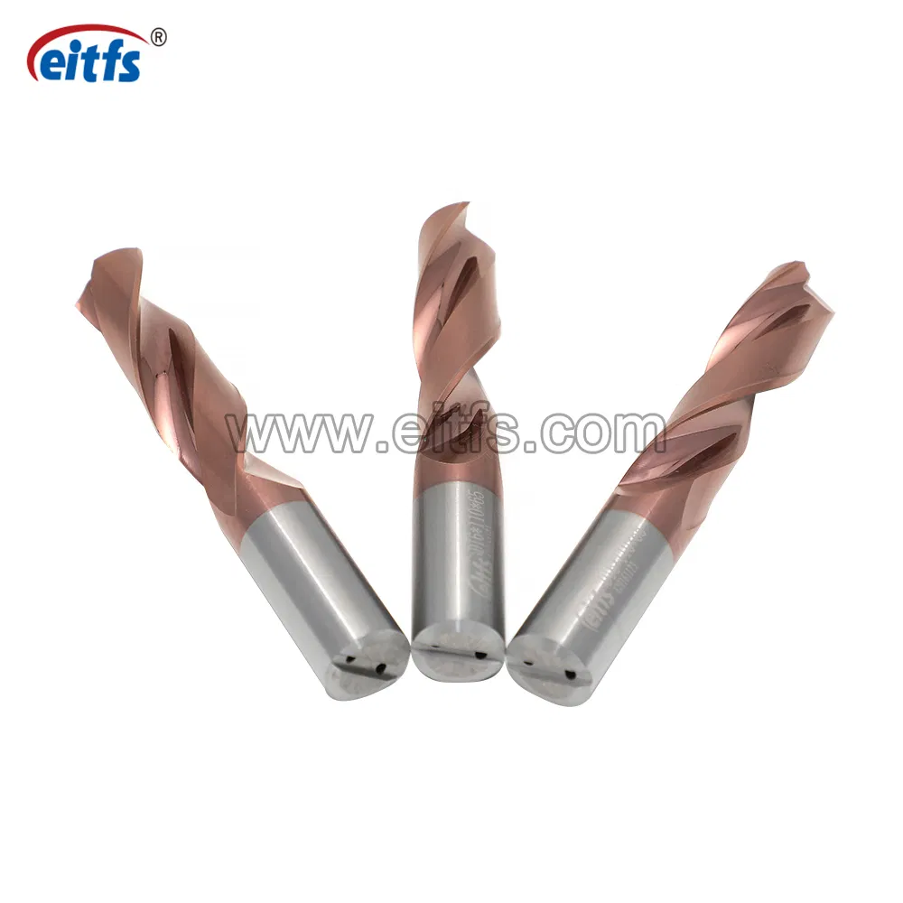 Solid Carbide Inner Coolant Twist Drill Bit Cutter 3D Drilling Tool