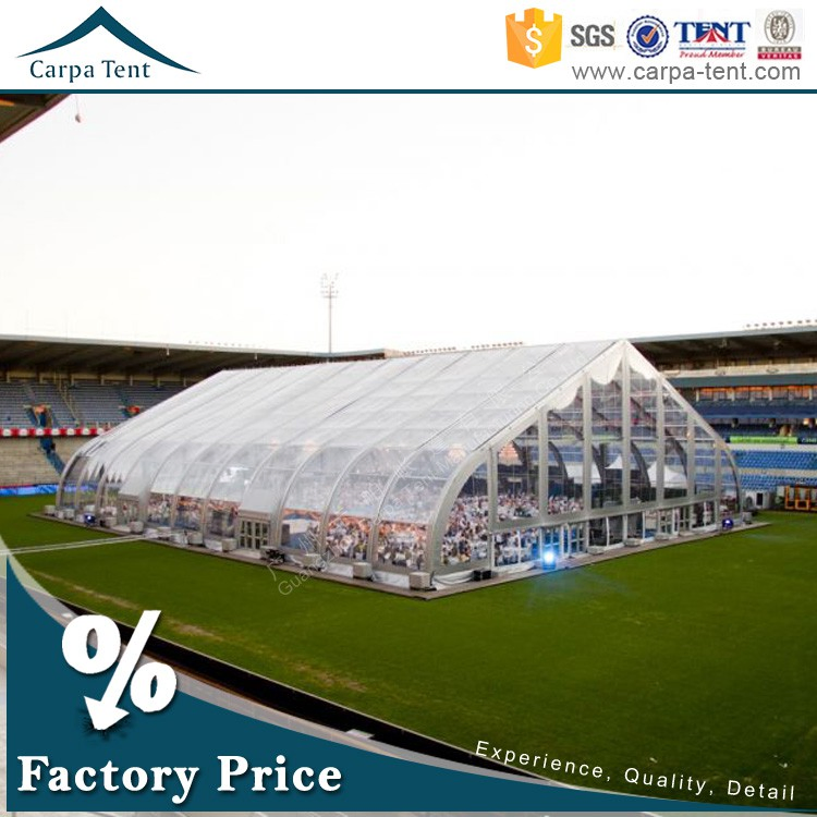 Solid Structure Sport Event Marquee Curved Tent
