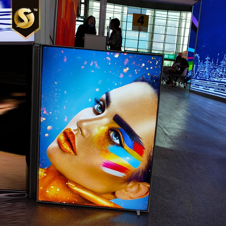 Fashionable Aluminium Profile Billboard with Fabric Poster.