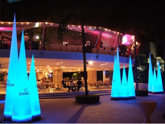 Hot Sale Inflatable LED Light Pillar for Wedding Party Event