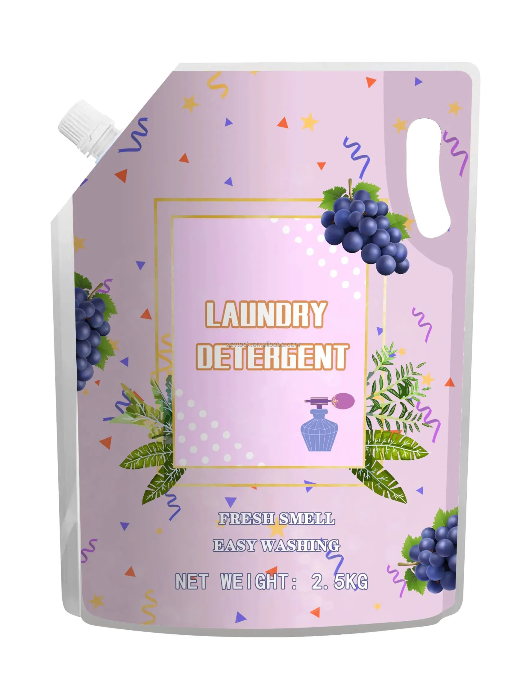 OEM Floral Perfume Manufacture with Bottle Package Liquid Laundry Detergent