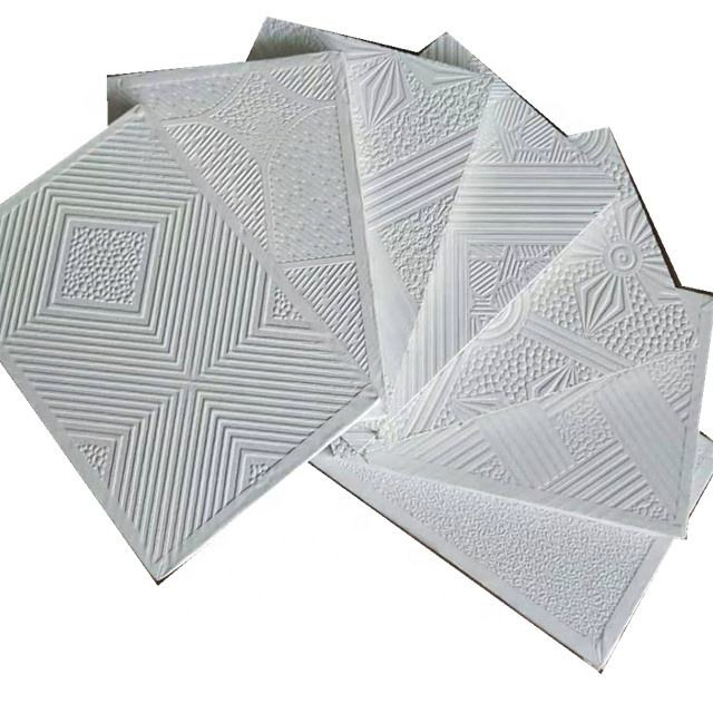PVC Film Gypsum Boards Panels Ceilings for Ceiling Tiles T-Bar Accessories