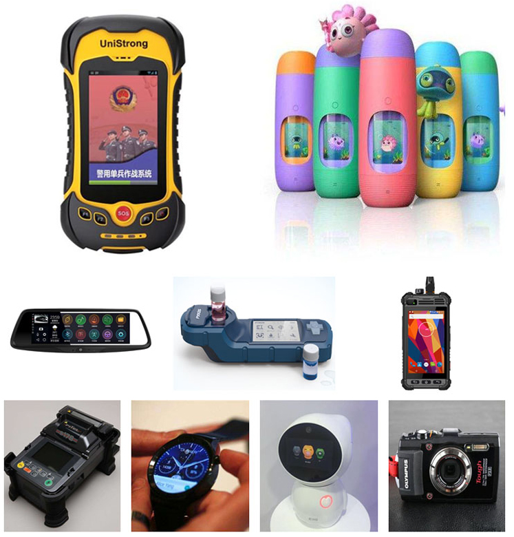 Сенсорный AMOLED-дисплей 1.64 дюйма для умных часов