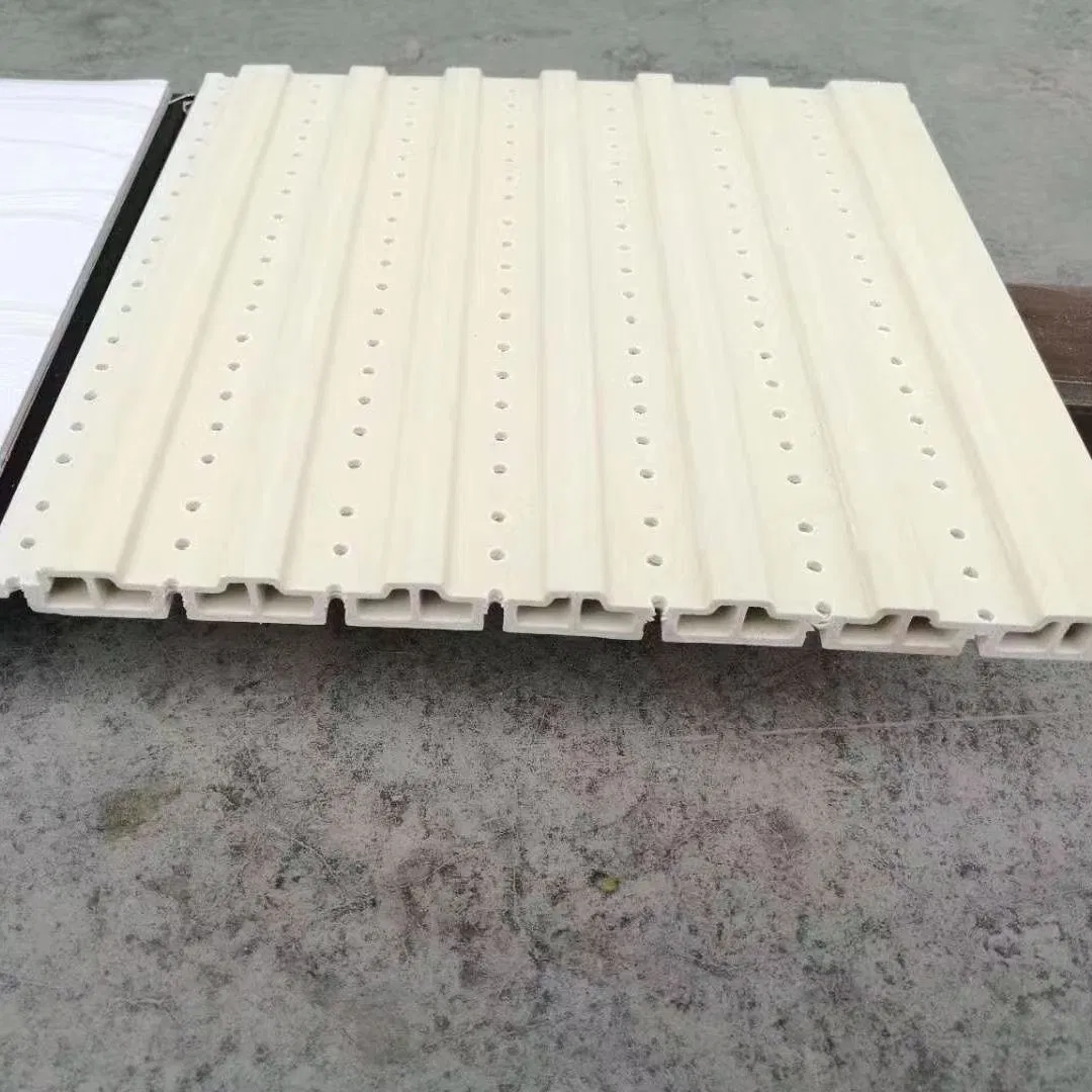 Recyclable 3D PVC WPC Spc UV Glossy Acoustic Soundproof Ceiling Decorative Wall Panel