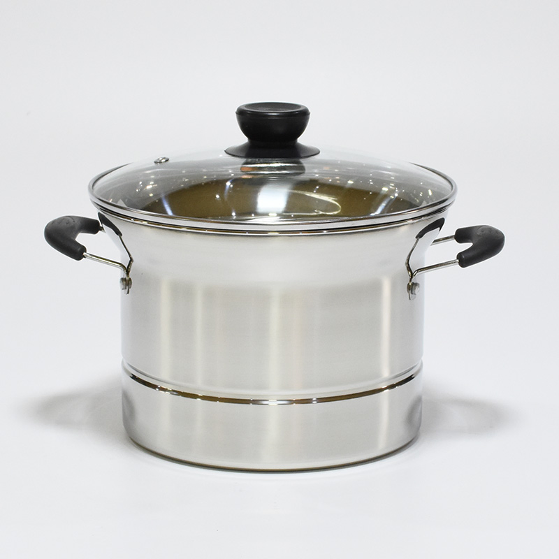 Kitchenware Multifunctional Stainless Steel Soup Cooking Noodle Pasta Pot with Strainer Colander