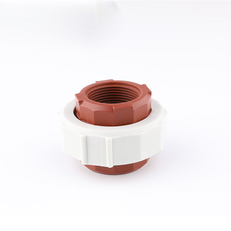 Full Size Extremely Long Usage Life Brown Plastic Pipe Union