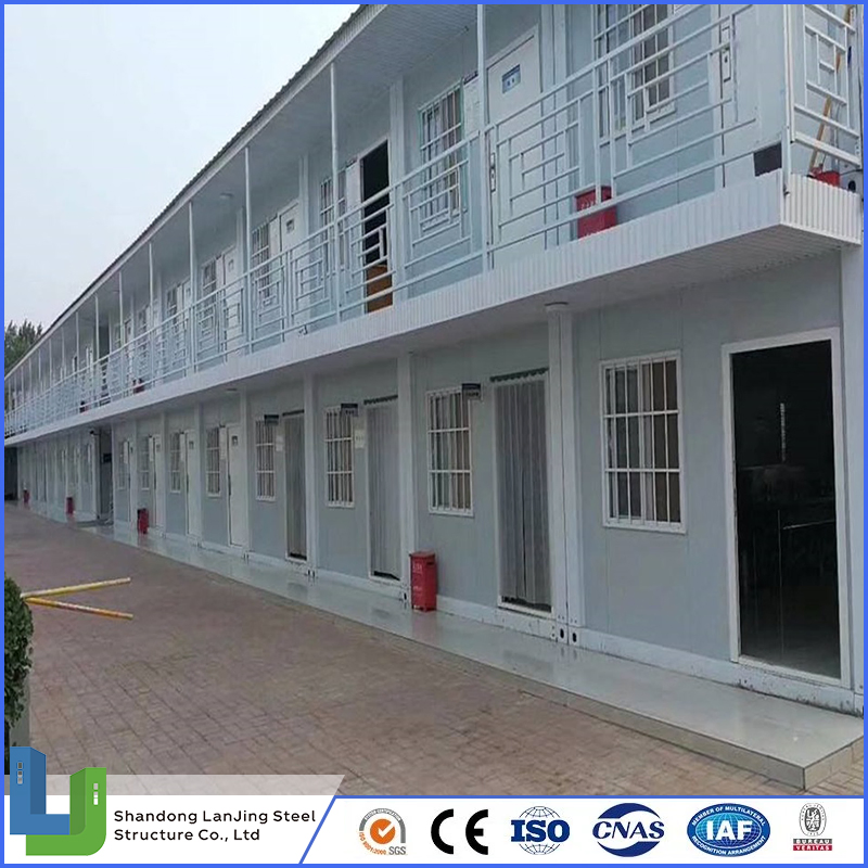 Hotel Using Prefabricated 20FT Cheap Container House with Bathroom Furnished Container House