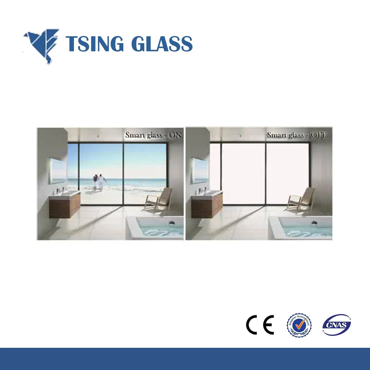 Smart Pdlc Film/Magic Dimming Intelligent Film for Glass Lamination