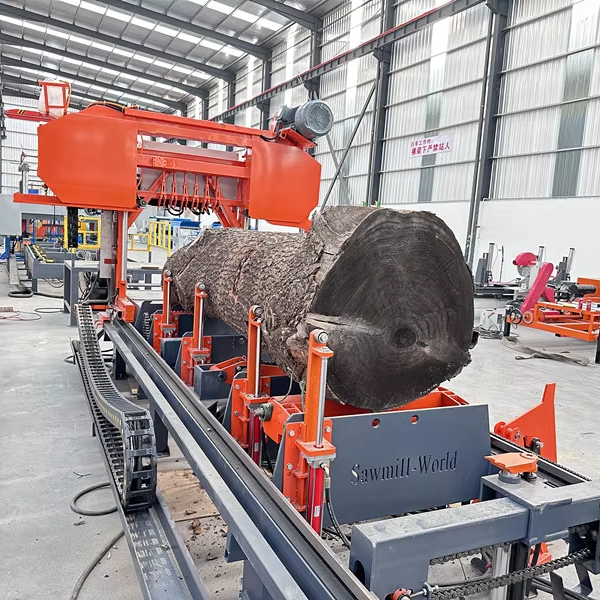 Ленточная пила по дереву гидравлическая промышленная