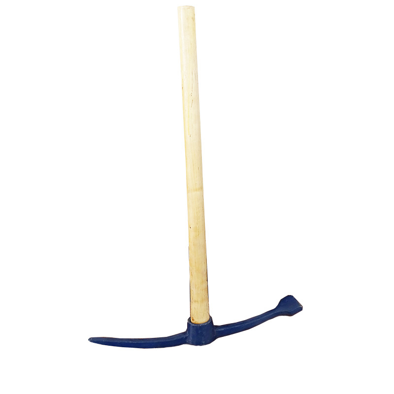Factory Wholesale Customized Construction Tools 3kg Railway Steel Pickaxe Gardening Tools Mattock Spade