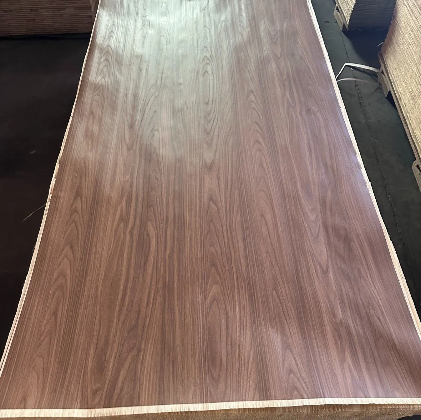 Impregnated Melamine Faced Engineered Veneer Lvp for Door Cabinet and Furniture