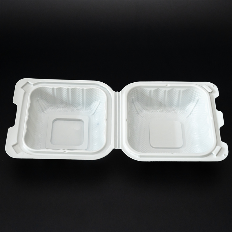 Takeout PP Clamshell Food Container Packaging with Lid