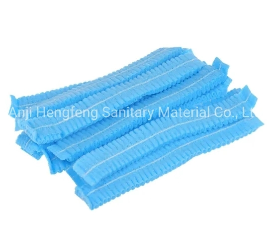 100 Pieces Hair Caps Non-Woven Caps Hair Net Elastic Cap