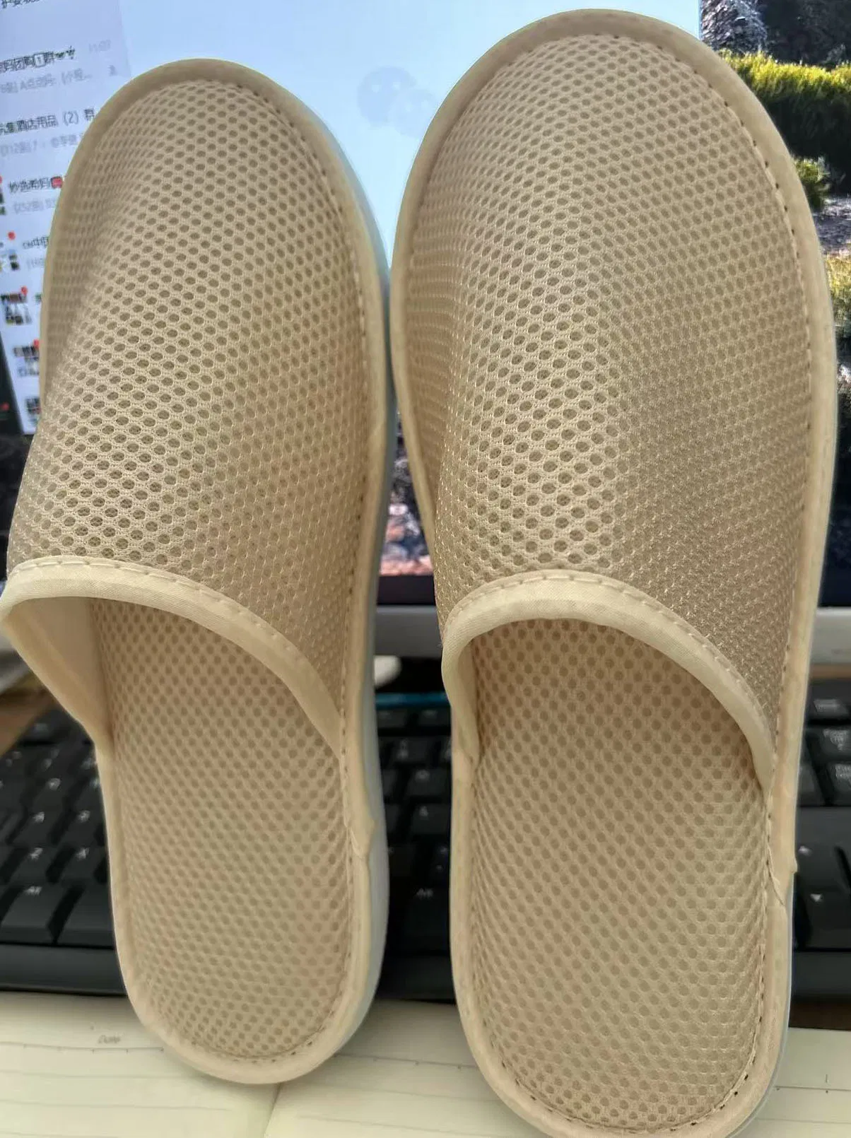 Luxury Anti-Static Disposable Hotel Slippers for Adults and Children