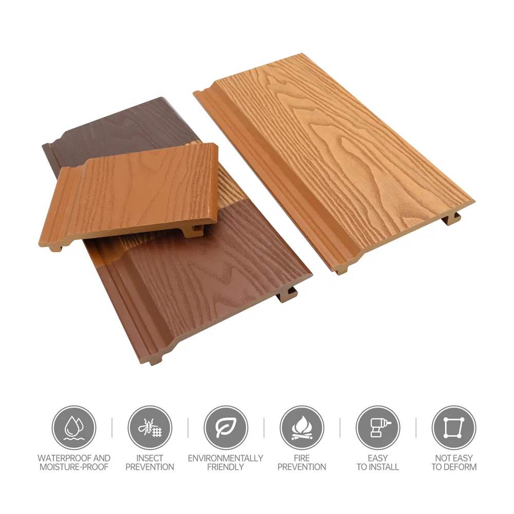 High Temperature Resistant WPC Outdoor Wall Panel for Resort Outdoor Use