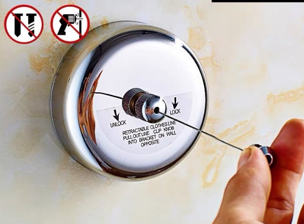 Выдвижная сушилка для белья из нержавеющей стали