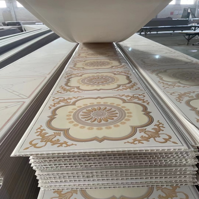 PVC Ceiling Board Factory Price New High Glossy PVC Ceiling Panel 250mm Width