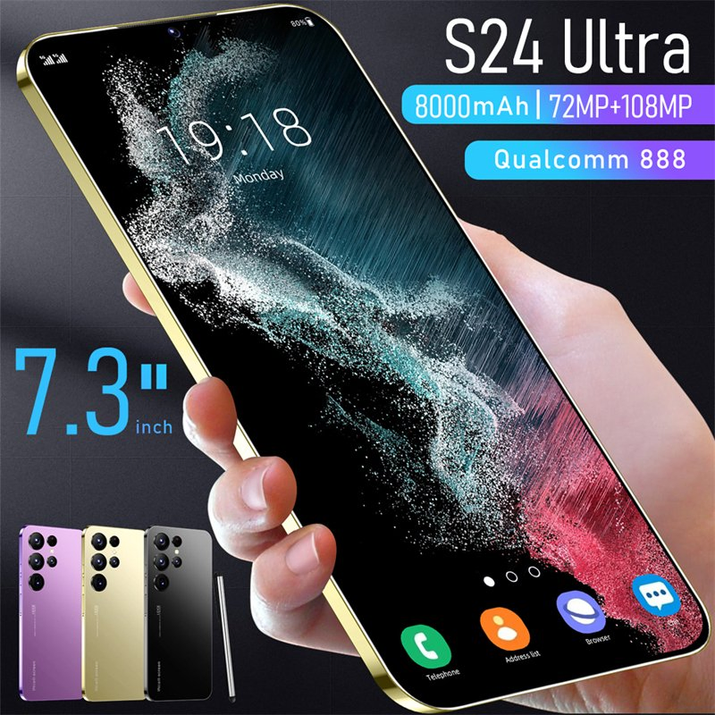S24ultra Titanium Edition 16GB+1tb 200MP Camera 5g Fast Charging Dual SIM Cellphone