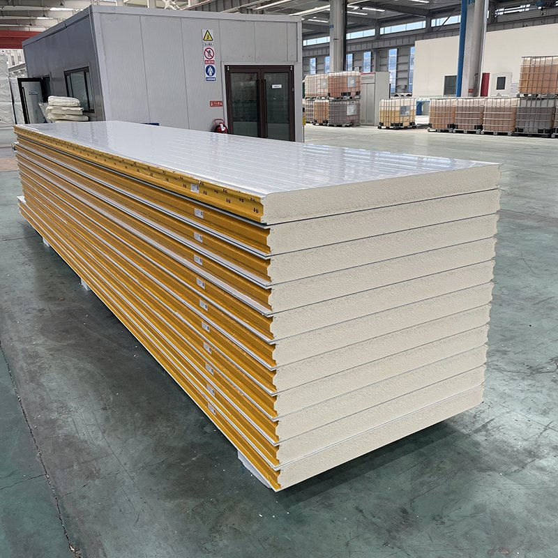 Waterproof PU Sandwich Wall Panel with Insulated Roof Panel for Warehouses