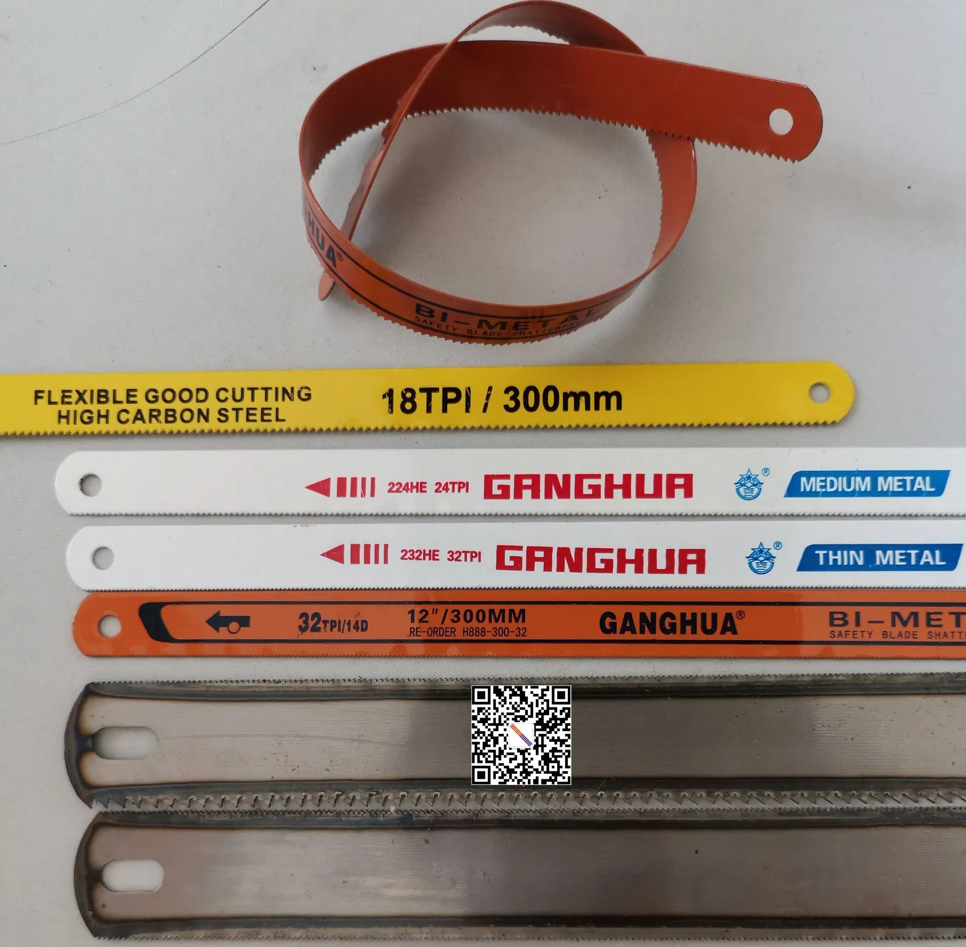 Hacksaw Blade 12inch 300mm Bimetal Flexible Hacksaw Blade 18t 24t 32t