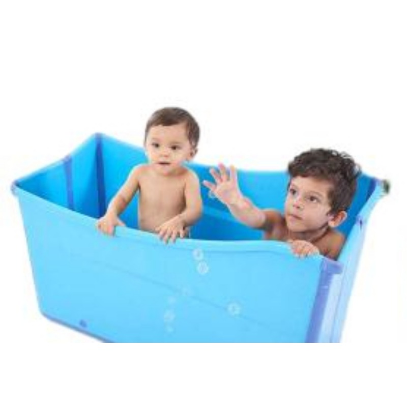 Foldable Bathtub Extra Long Bathing Tub Eco-Friendly Safe Material Children Bath Tub