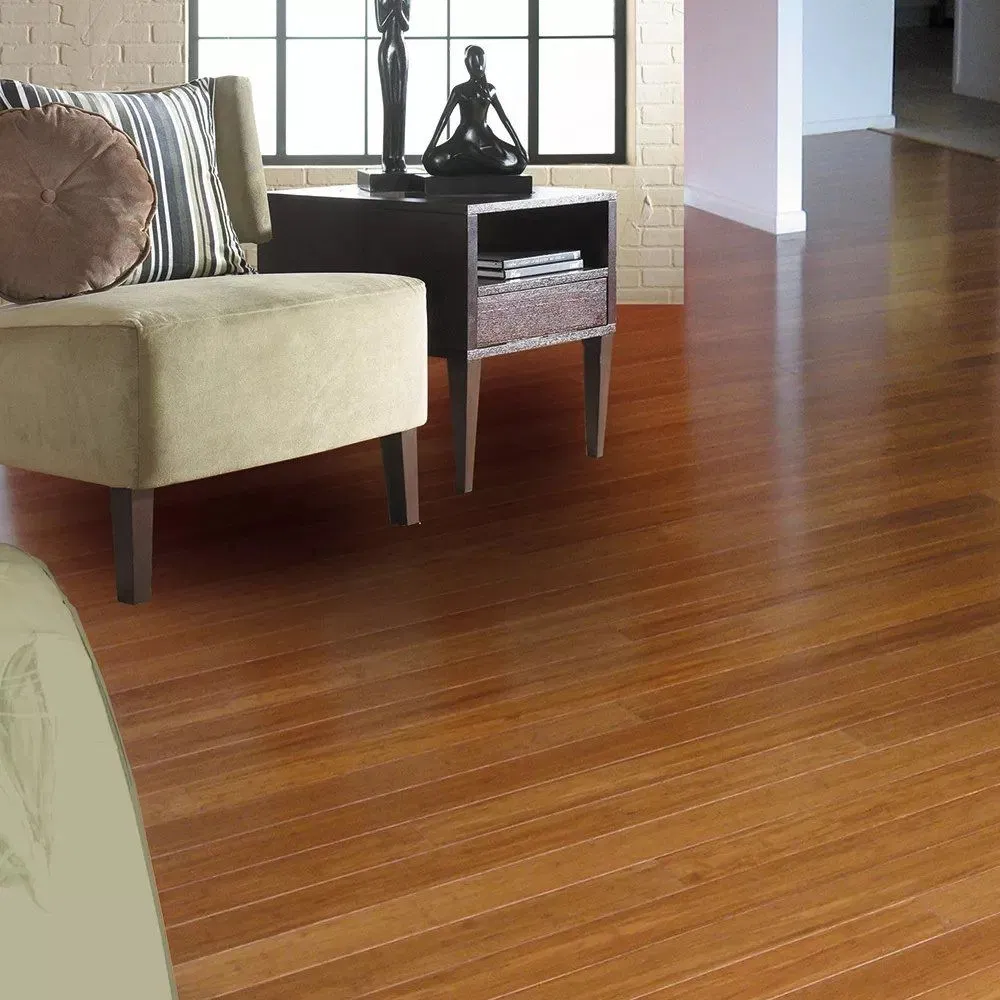 Экологичный бамбуковый ламинат Click-Tech с замковым соединением