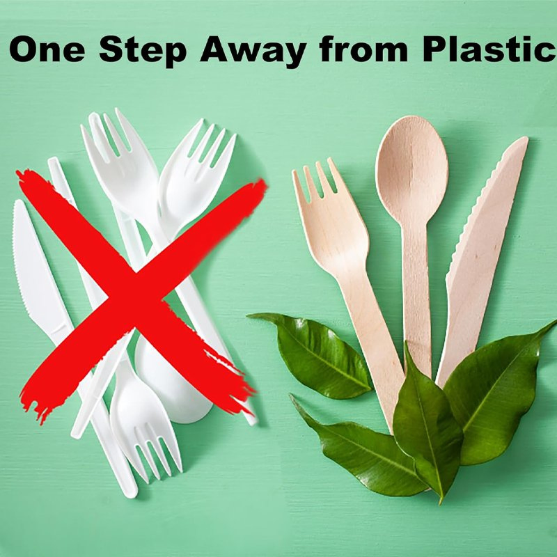 Eco-Friendly Wooden Knife with Rounded Tip for Child-Safe School Lunches