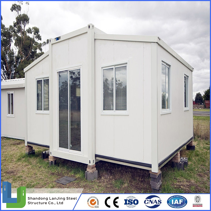 Two Bed Expandable Prefab Container Homes Container House with Garage