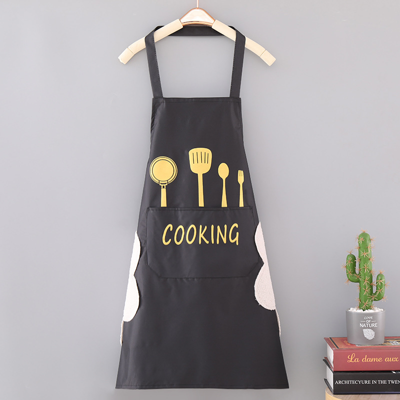 Factory Customize Printed Restaurant Kitchen Colorful Apron with Pocket