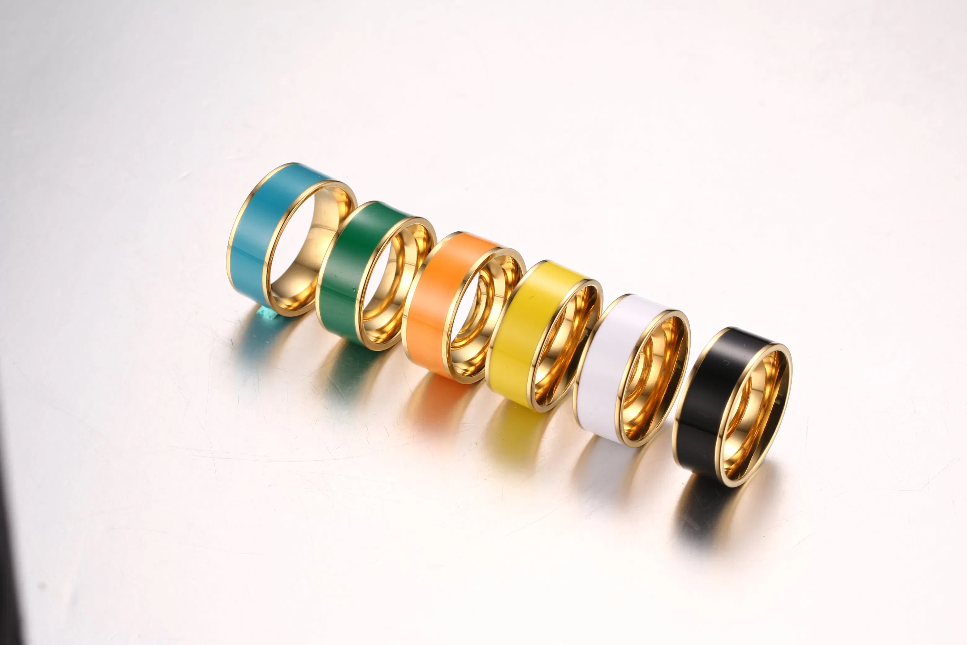 Factory Bulk Wholesale Multi-Color Enamel Wedding Table Centerpieces Napkin Rings