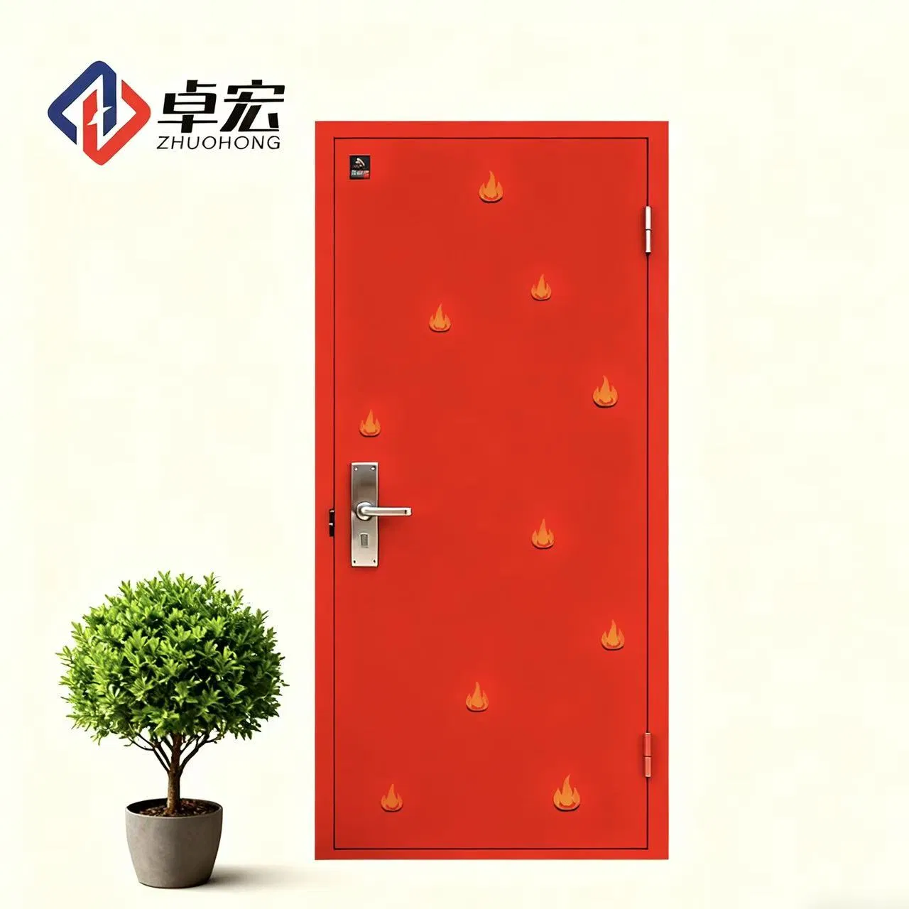 Contemporary Safety Doors - Steel Fire Doors with Graphic Design Options