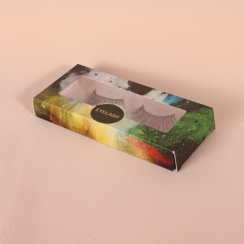 Magnetic Black Eyeliner Mink Eyelashes with Paper Packaging Box