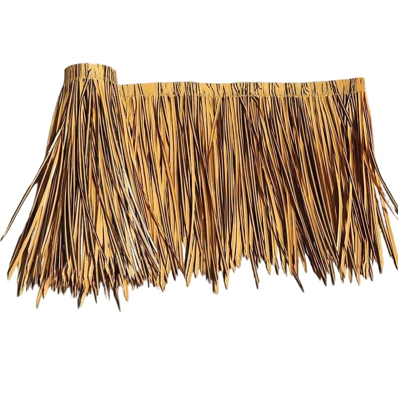 China Manufacturer Custom Long Life Plastic Artificial Synthetic Grass Thatch Roof
