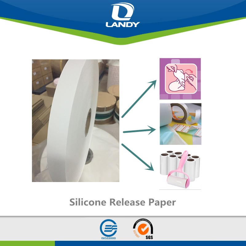 China Supplier Sanitary Napkin Raw Material Silicone Release Paper