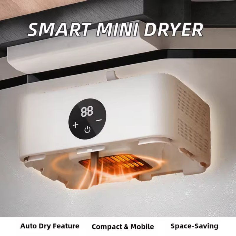 Mini Laundry Dryers with Portable Clothes Dryer Small Compact Foldable Electric Drying Machine with Dry Bag