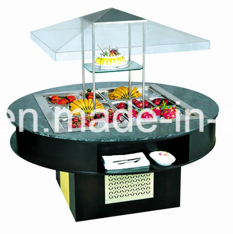 Cheering Hotel Equipment Commercial Salad Bar Fridge with Ce