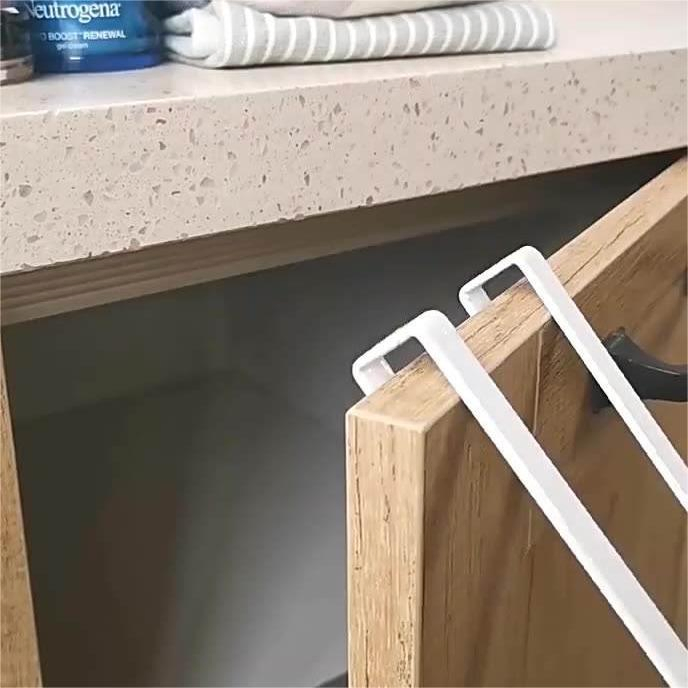 Simple Bathroom Hair Dryer Hanger Cabinet Door Back Hair Dryer Rack