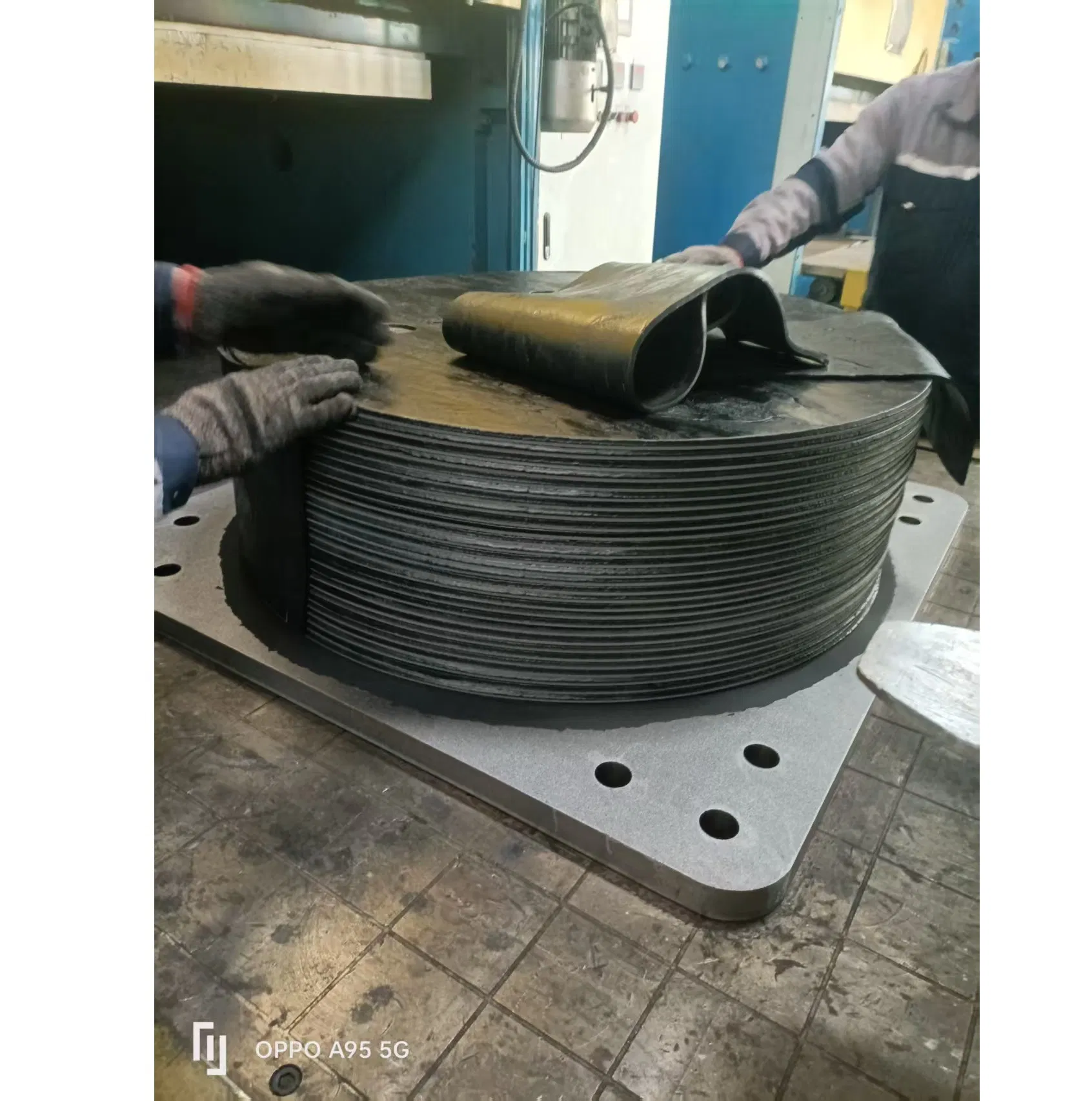 All Bridge and Building Strong Sersmic Isolation Lead Rubber Bearings with Lead Rod