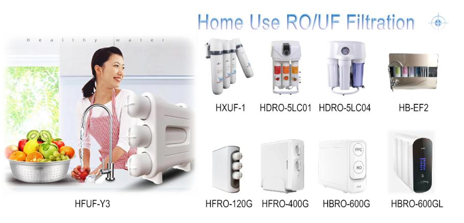 Household Fashion Design 4 Stages 600g RO Water Treatment Systems (HBRO-600G-XXX)