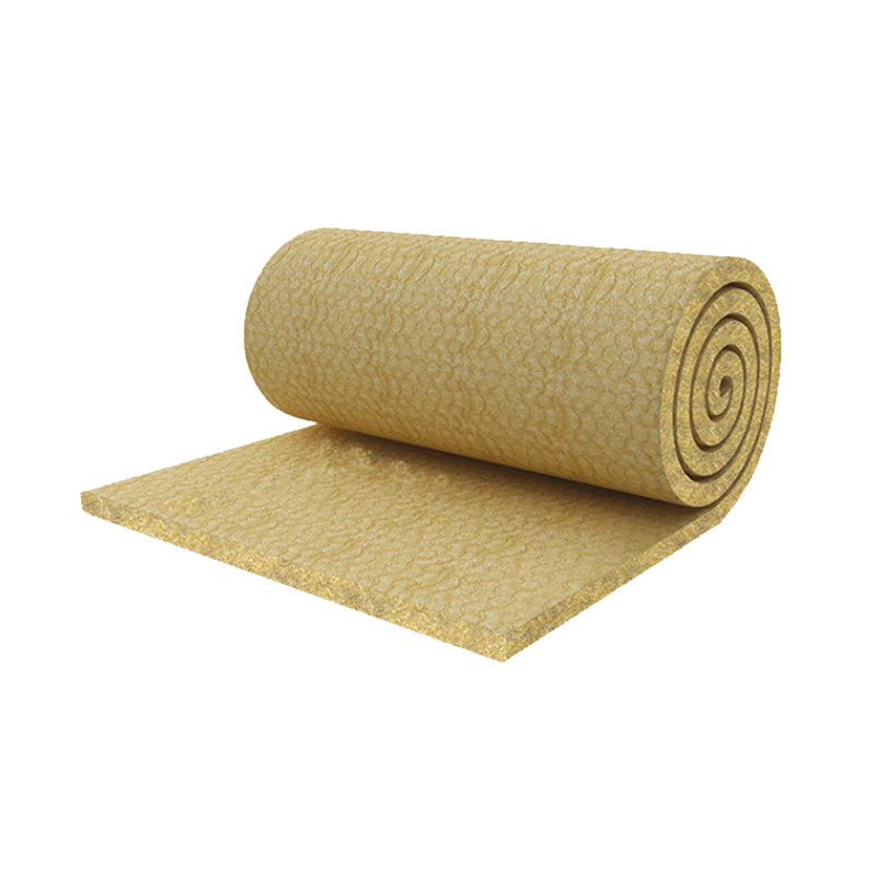 Interlocking Edge Thermal Insulation Mineral Wool Roll Rock Wool Blanket for Furnace and Building