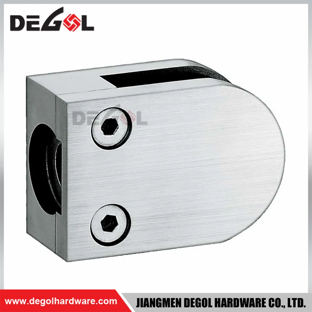 Stain Glass Wall Mounted Bevel Edge Glass Clamp for Glass Fitting and Shower