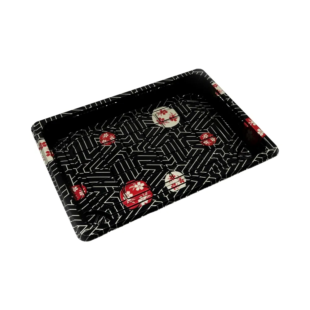 Sakura Design Printing Plastic Food Packaging Sushi Delivery Box