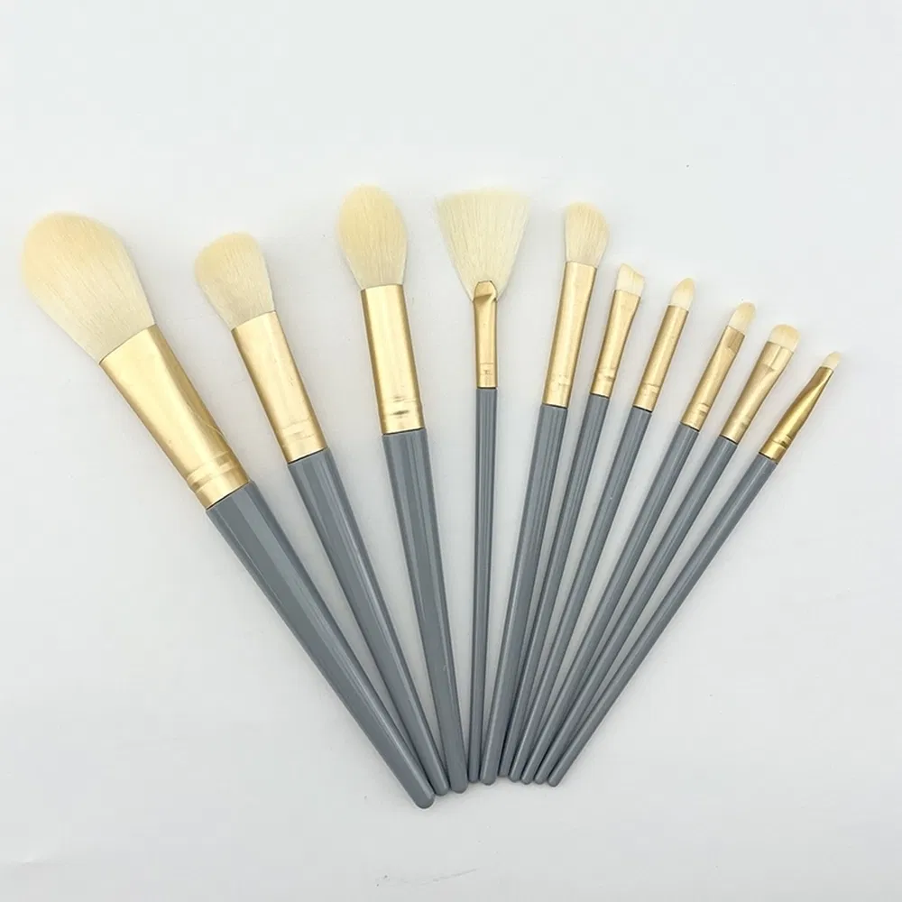 Pink Cosmetic Brush Set Suppliers Ergonomic Handle Seamless Makeup Brushes