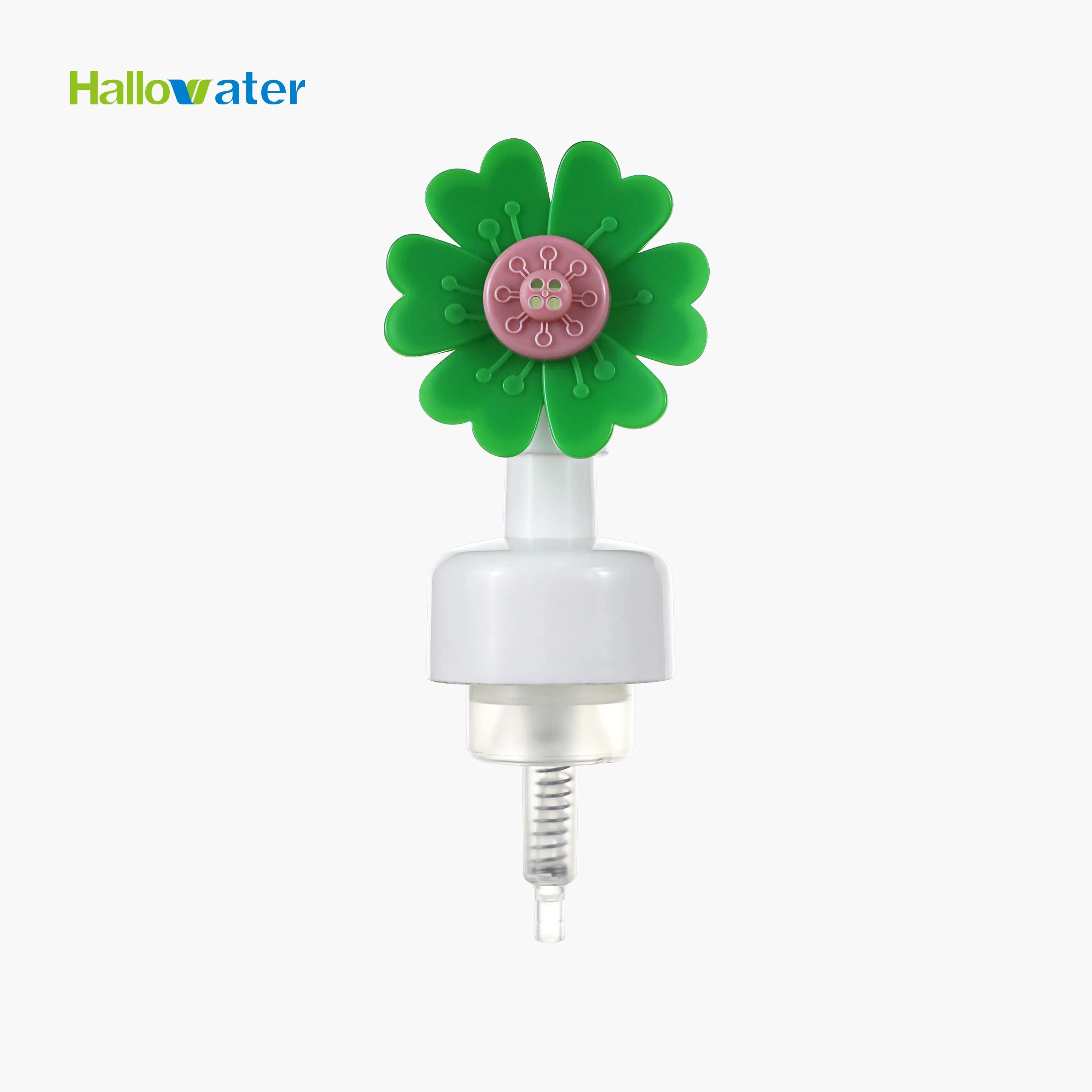 43mm Flower Design Soap Dispenser Pump Foamer Pump with ISO Standard