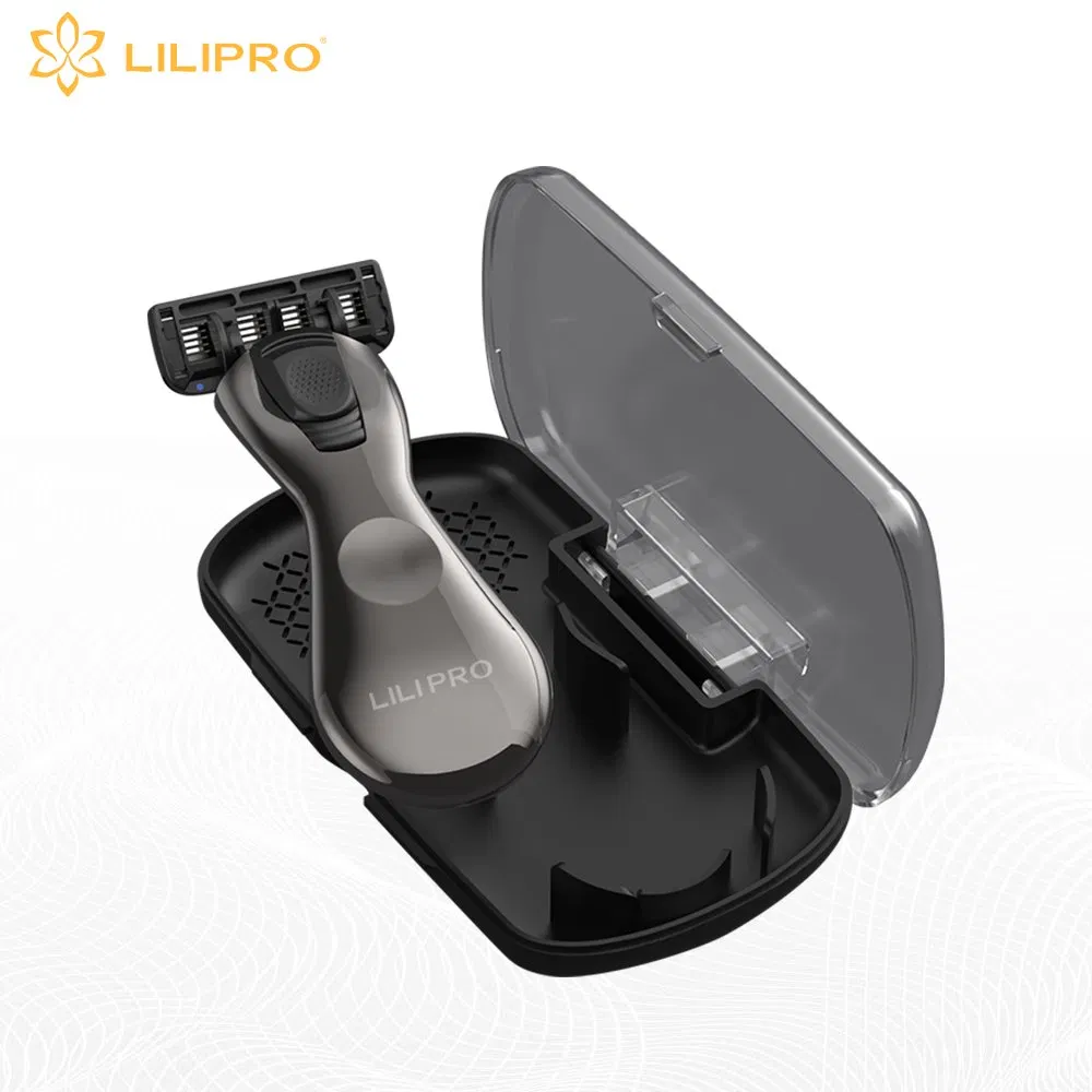 Lilipro G1 5-Blade Razor for Men with Dual Lubrication and Precision Trimmer Handle