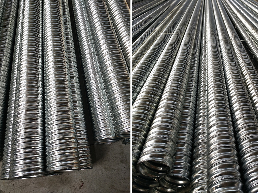 Prestressed Corrugated Steel Metal Pipe Hot-DIP Galvanized Customized Anti Corrosion
