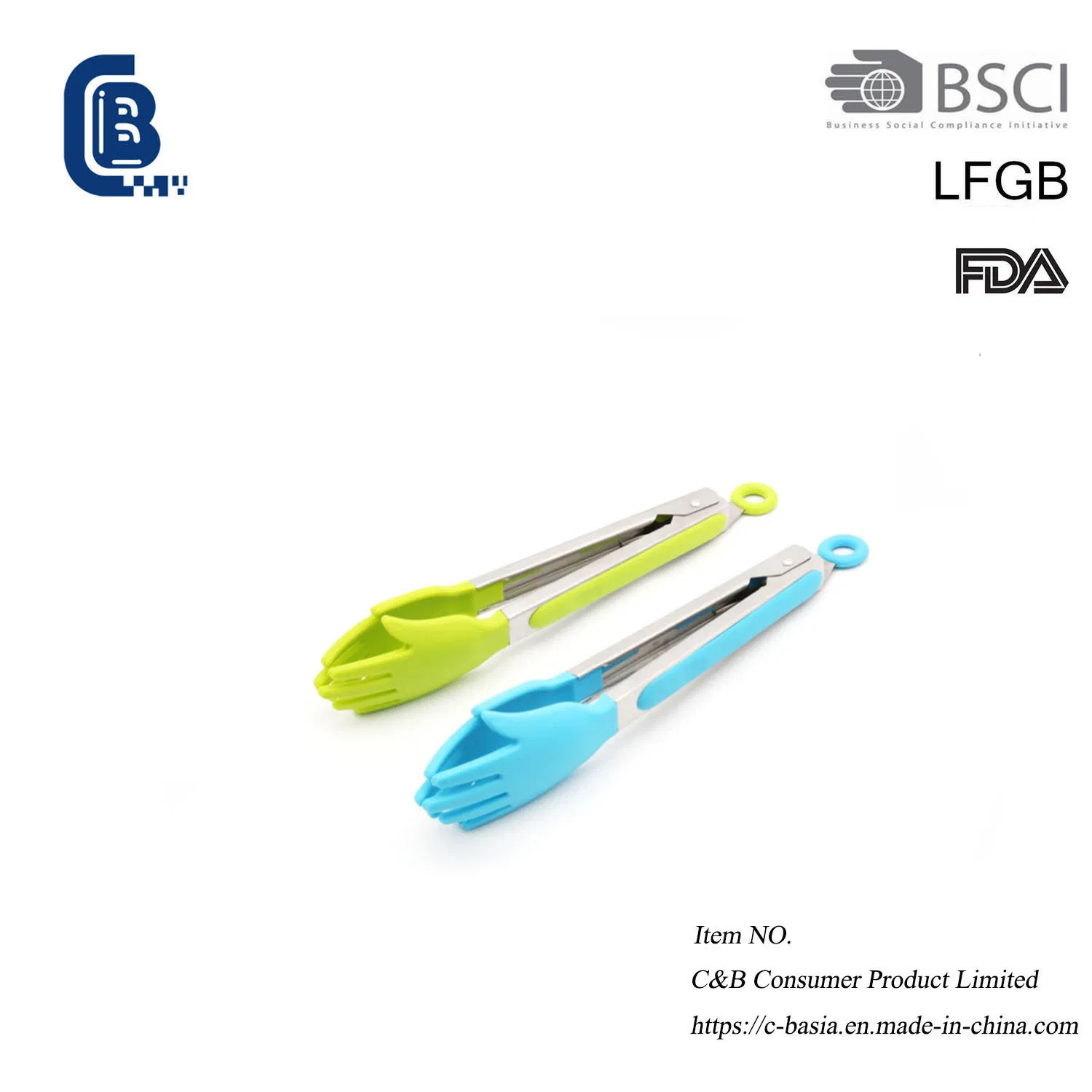 Щипцы для барбекю и кухни силиконовые, 9-14 дюймов